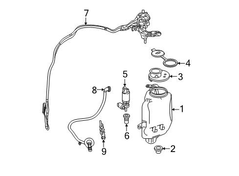2018 Mercedes-Benz S450 Wipers Diagram 2