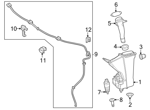 2025 Mercedes-Benz GLC63 AMG S E Performance Wiper & Washer Components