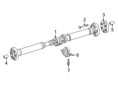 2024 Mercedes-Benz CLE53 AMG Drive Shaft - Rear