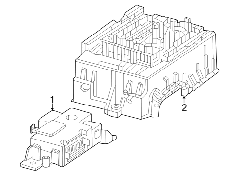 2025 Mercedes-Benz EQE 350+ Fuse & Relay