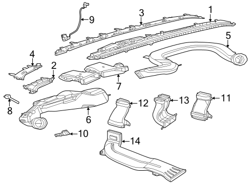 2025 Mercedes-Benz EQE 350+ Ducts