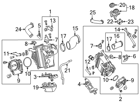 2024 Mercedes-Benz G63 AMG Intercooler Diagram