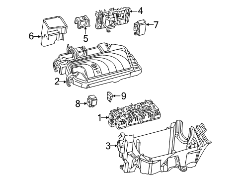 2014 Mercedes-Benz CLA250 Fuse & Relay