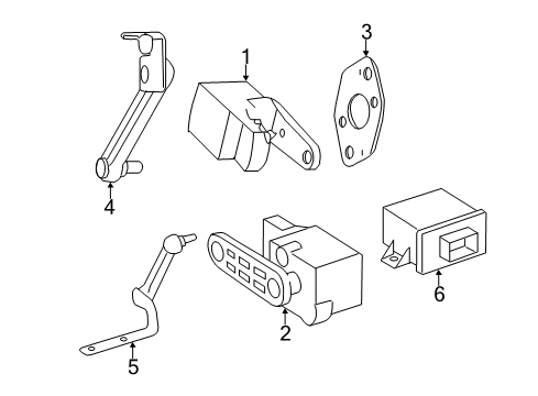 2006 Mercedes-Benz R500 Electrical Components Diagram 5