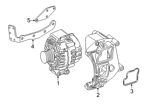 2013 Mercedes-Benz SL65 AMG Alternator