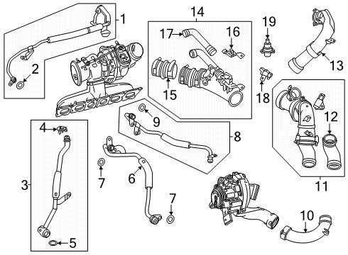 2025 Mercedes-Benz E53 AMG Turbocharger & Components