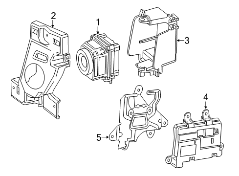 2013 Mercedes-Benz SL63 AMG Electrical Components Diagram 3