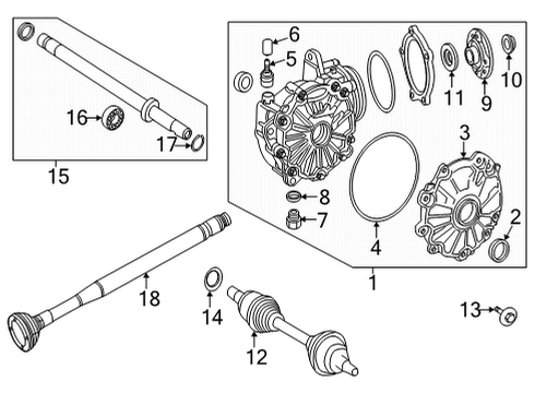 2025 Mercedes-Benz AMG GT 63 S E Performance Front Axle & Carrier