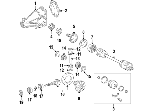 1995 Mercedes-Benz E320 Rear Axle Diagram 2