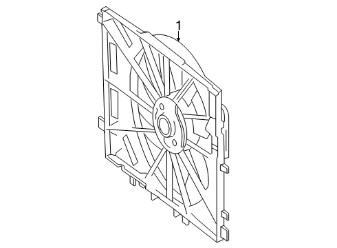 2024 Mercedes-Benz GLA35 AMG Cooling Fan