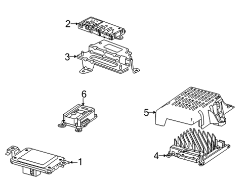 2025 Mercedes-Benz CLA35 AMG Electrical Components Diagram