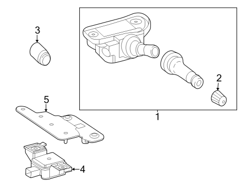 2025 Mercedes-Benz EQS 450 SUV Tire Pressure Monitoring