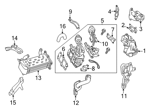 2017 Mercedes-Benz Sprinter 2500 EGR System Diagram