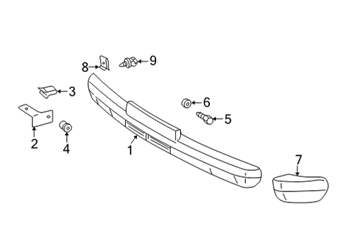 2009 Mercedes-Benz G550 Bumper & Components - Front