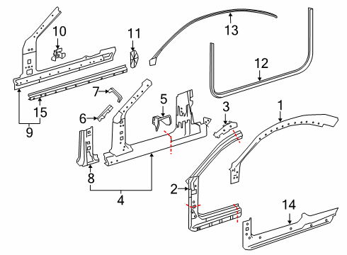 2019 Mercedes-Benz S560 Aperture Panel Diagram 2