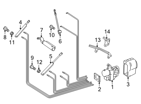 2012 Mercedes-Benz E550 Convertible Top Diagram