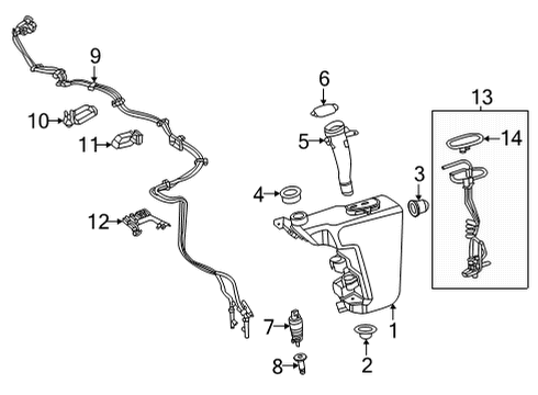 2024 Mercedes-Benz S63 AMG E Performance Wiper & Washer Components