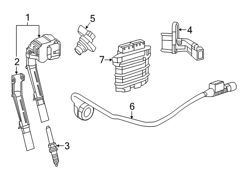 2020 Mercedes-Benz E350 Ignition System Diagram
