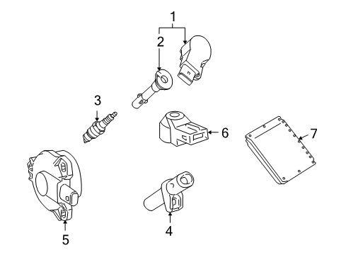 2008 Mercedes-Benz CL550 Ignition System Diagram