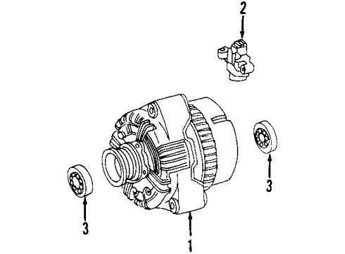1998 Mercedes-Benz CLK320 Alternator Diagram
