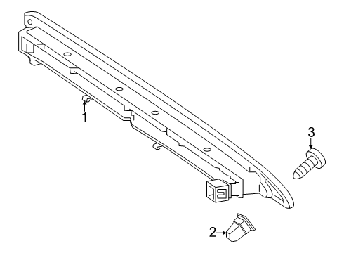2024 Mercedes-Benz eSprinter High Mount Lamps