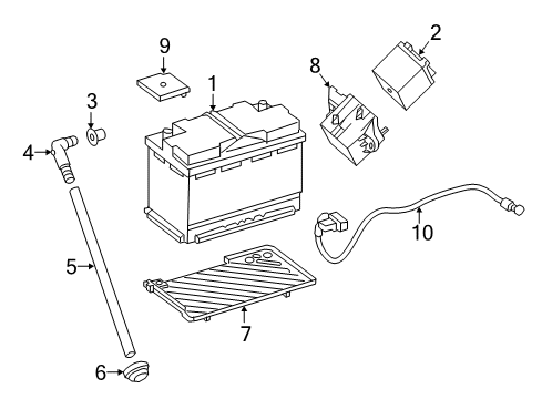 2016 Mercedes-Benz B250e Battery