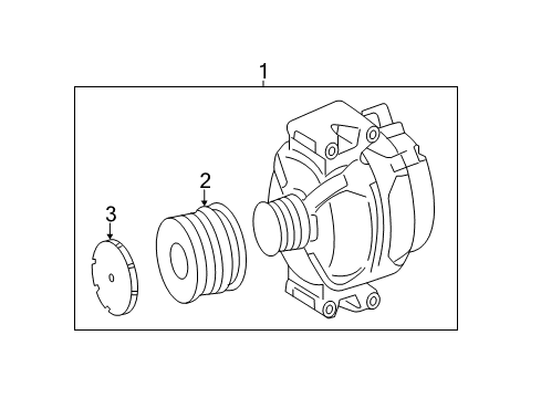 2016 Mercedes-Benz Sprinter 2500 Alternator