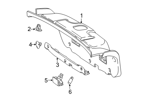 2012 Mercedes-Benz E550 Interior Trim - Trunk Diagram 2