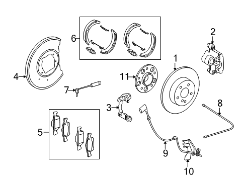 2012 Mercedes-Benz C250 Anti-Lock Brakes Diagram 4