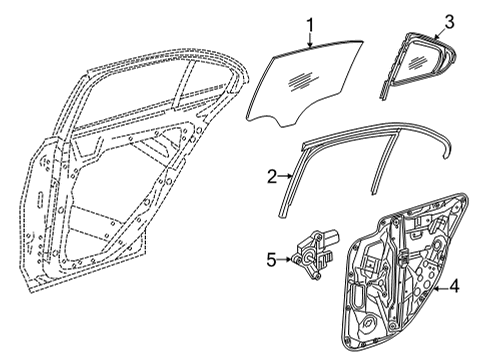 2024 Mercedes-Benz C63 AMG S E Performance Glass - Door
