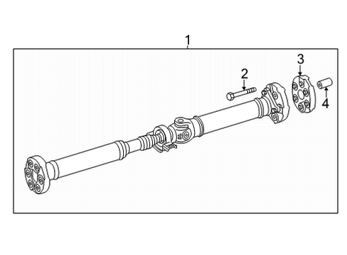 2024 Mercedes-Benz AMG GT 43 Drive Shaft - Rear