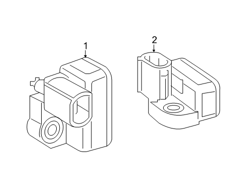 2021 Mercedes-Benz A220 Ride Control Components Diagram