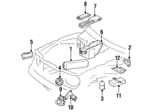1995 Mercedes-Benz E320 Cruise Control System