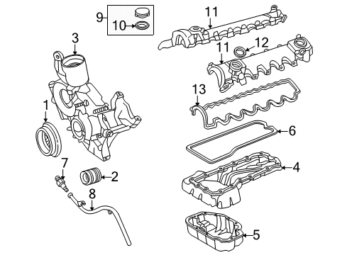 2002 Mercedes-Benz S600 Engine Parts
