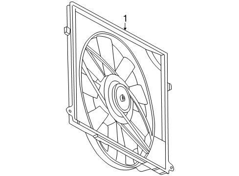 2005 Mercedes-Benz CL600 Cooling Fan Diagram