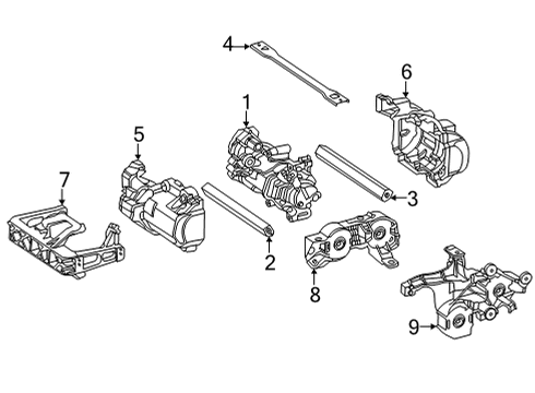 2025 Mercedes-Benz EQS 450+ A/C Compressor