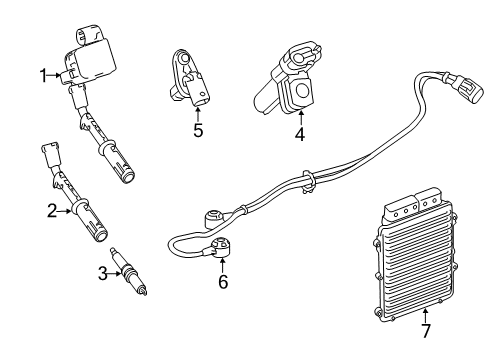 2014 Mercedes-Benz SL550 Ignition System Diagram