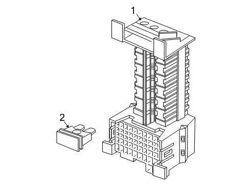 2013 Mercedes-Benz GLK350 Fuse & Relay Diagram