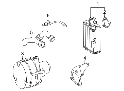 2007 Mercedes-Benz CL600 Powertrain Control Diagram