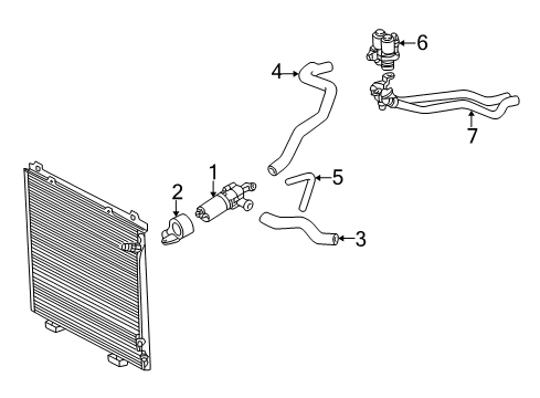 2001 Mercedes-Benz E320 Heater Components