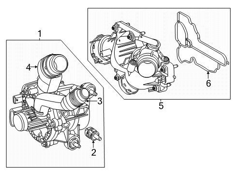 2025 Mercedes-Benz GLE450e Water Pump