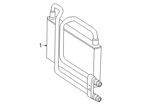 2008 Mercedes-Benz CL65 AMG Power Steering Oil Cooler