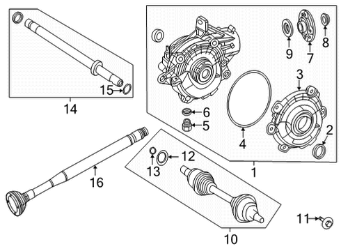 2024 Mercedes-Benz C63 AMG S E Performance Differential - Front