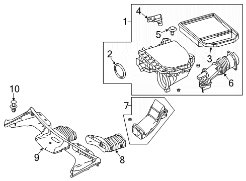 2023 Mercedes-Benz GLC43 AMG Filters Diagram