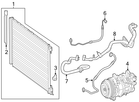 2025 Mercedes-Benz C43 AMG A/C Compressor