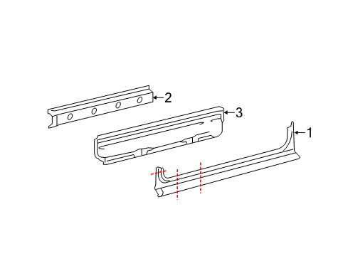 2011 Mercedes-Benz Sprinter 2500 Rocker Panel Diagram 2