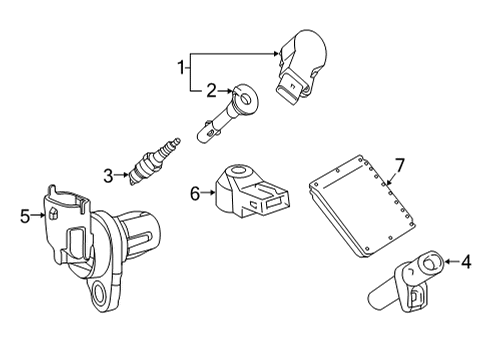 2022 Mercedes-Benz GLC300 Ignition System Diagram