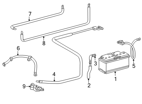 1998 Mercedes-Benz C280 Battery