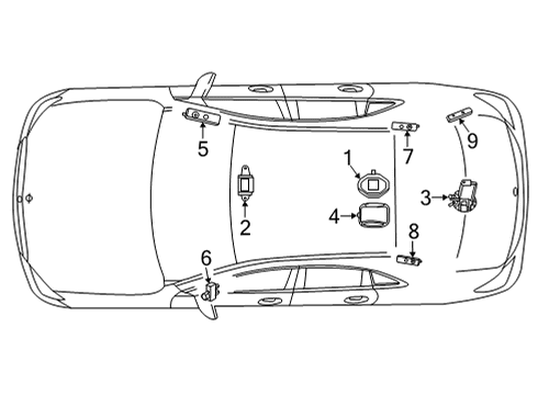 2022 Mercedes-Benz E350 Antenna & Radio