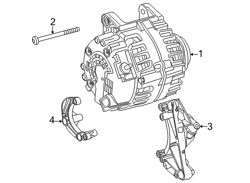 2024 Mercedes-Benz AMG GT 55 Alternator